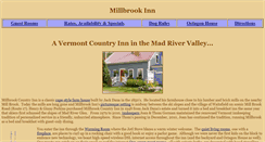 Desktop Screenshot of millbrookinn.com